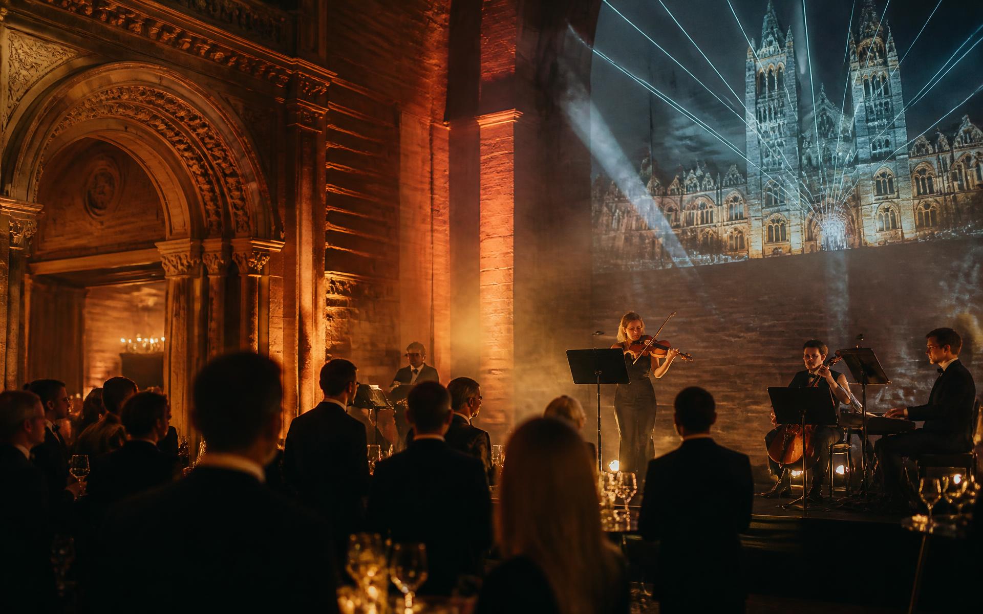 Echoes of Heritage Ltd: Echoes of Heritage — multi-sensory gala celebrating 200 years of British craftsmanship — Multi-sensory heritage gala with laser projection, live strings and black-tie guests — events project delivered for Echoes of Heritage Ltd in Arts, Culture & Heritage
